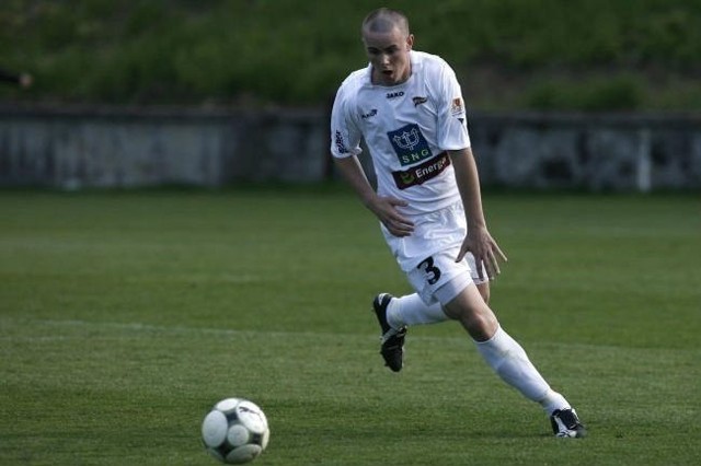 Wojciech Sterczewski jeszcze jako piłkarz Lechii Gdańsk.