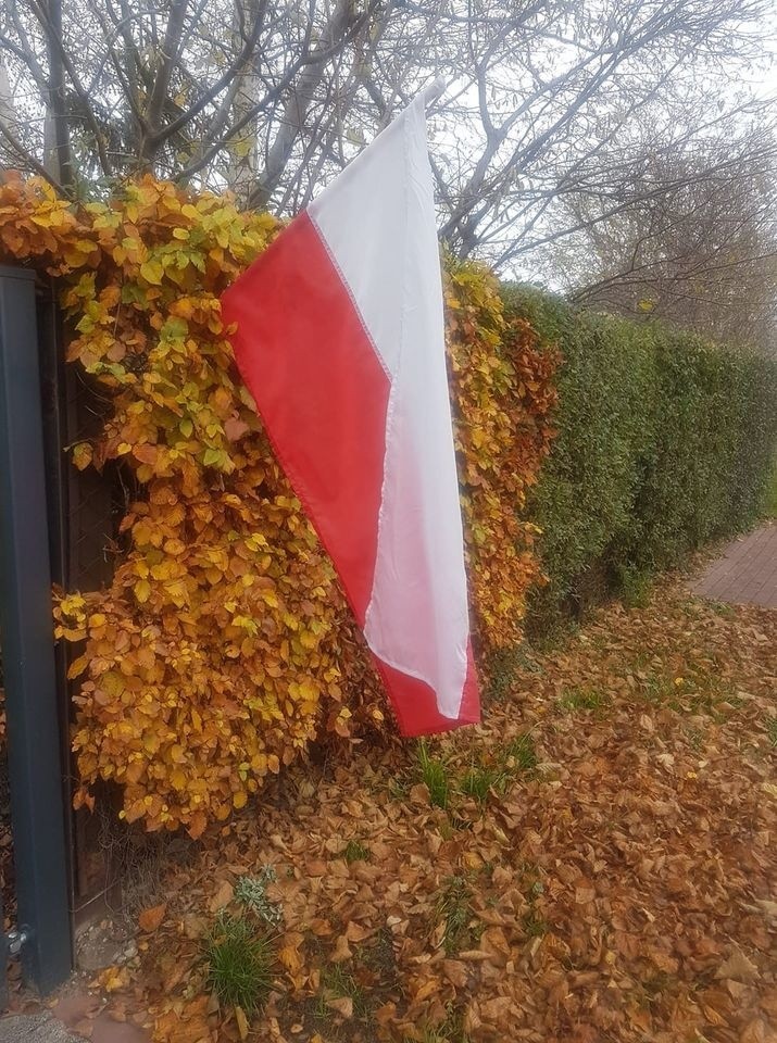 Zdjęcie flagi przysłane przez panią Dorotę Kowalską.