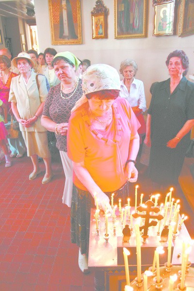 Wierni parafii Wszystkich Świętych zgromadzeni podczas wczorajszej liturgii świętej o godz. 10.