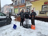 Atak zimy w Sandomierzu i powiecie sandomierskim. Pada mokry śnieg, trudna sytuacja na drogach