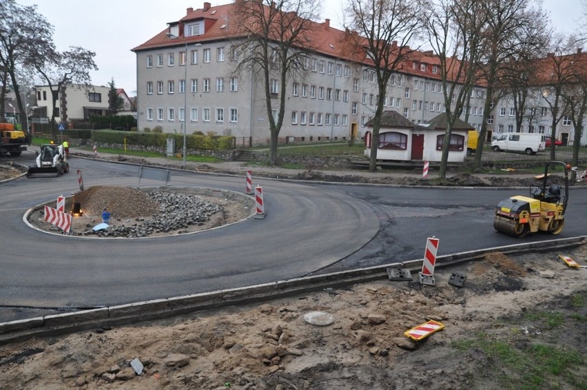 Remont ul. Armii Krajowej w Szczecinku.