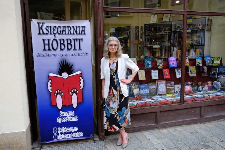 Sława Jędrzyńska-Chudzińska, właścicielka księgarni "Hobbit"