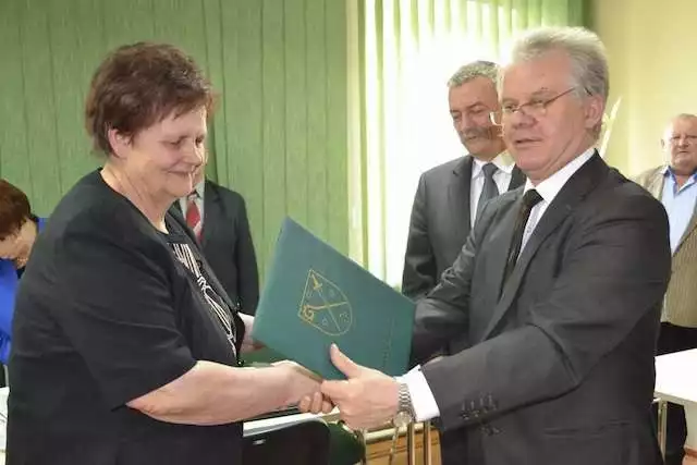 Ewie Duk dziękowali wójt Jacek Czarnecki i przewodniczący Rady Gminy Chełmża Janusz Iwański