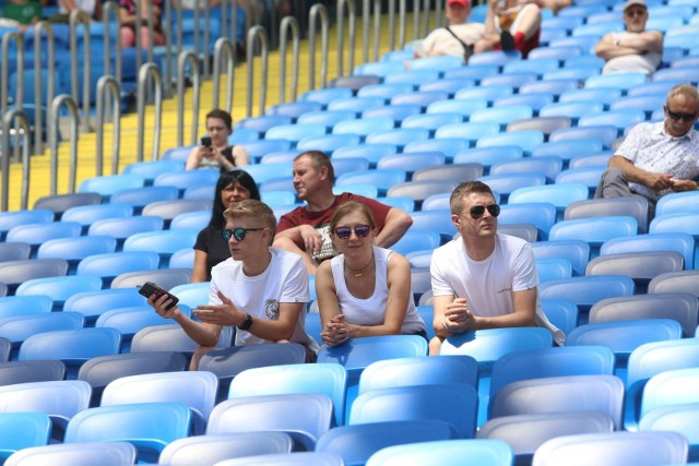 Kibice na Orlen Memoriale Janusza Kusocińskiego na Stadionie ŚląskimZobacz kolejne zdjęcia. Przesuwaj zdjęcia w prawo - naciśnij strzałkę lub przycisk NASTĘPNE