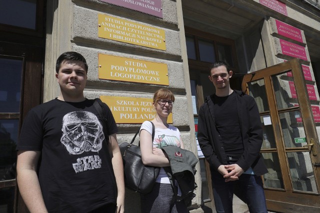 Adam Maliszewski, Marika Łapińska i Piotr Sosiński studiują kulturozdawstwo na Uniwersytecie w Białymstoku. Uważają, że to kierunek, na którym mogą połączyć studiowanie ze swoim hobby. 