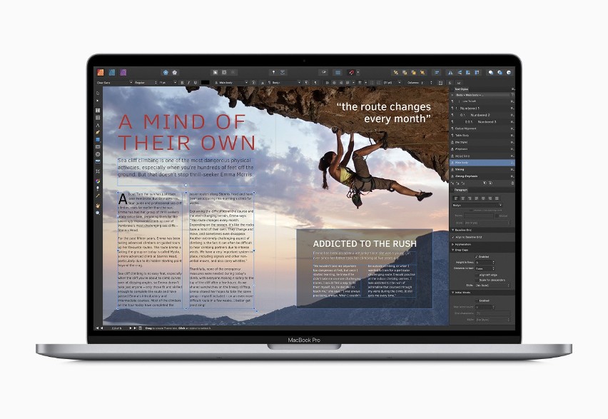 Aplikacja roku na komputery Mac: Affinity Publisher (Serif...