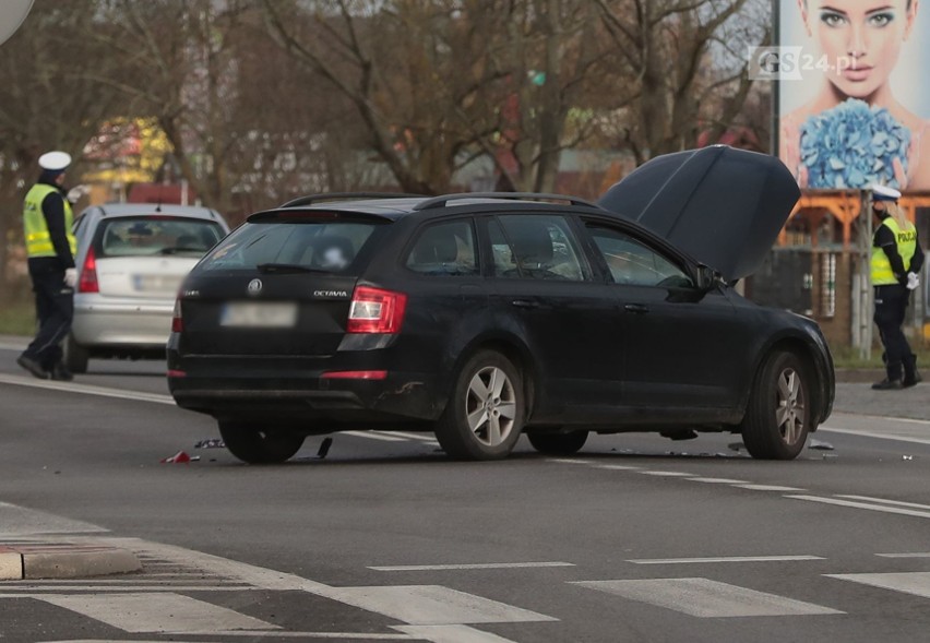 Wypadek motocyklisty w Warzymicach - 23.11.2020