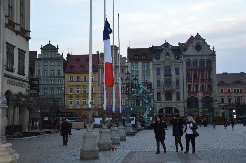 Wrocław solidarny z Francją