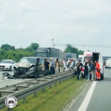Wypadek na autostradowej obwodnicy Krakowa. Kierowcy utknęli w ogromnym korku