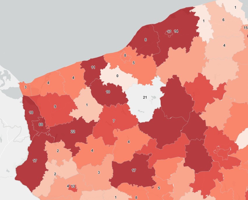Koronawirus - woj. zachodniopomorskie, 5.05.2021