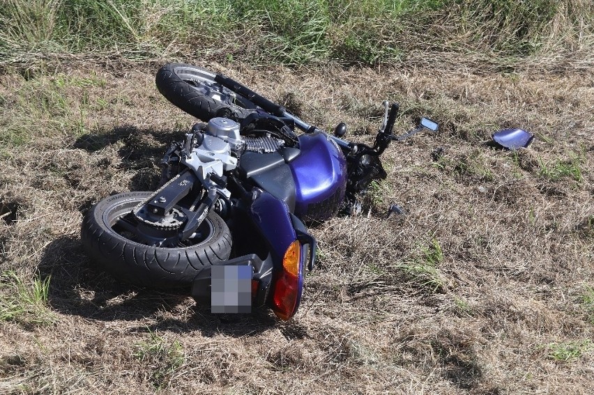 7.09.2023 r. Wypadek motocyklisty i BMW w Radwanicach na...
