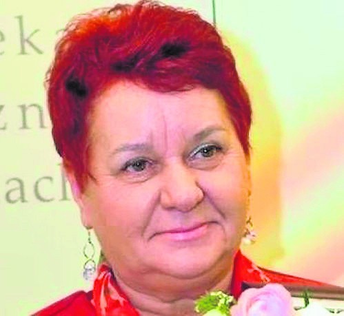 Urszula Niewczas, laureatka trzeciego miejsca w konkursie dostała życzenia od córki Joanny.