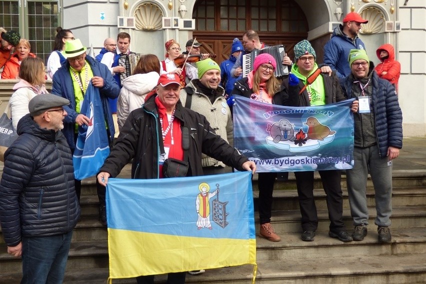 Podczas Mistrzostw  Europy Morsów w Gdańsku Leszek Kąkol na...