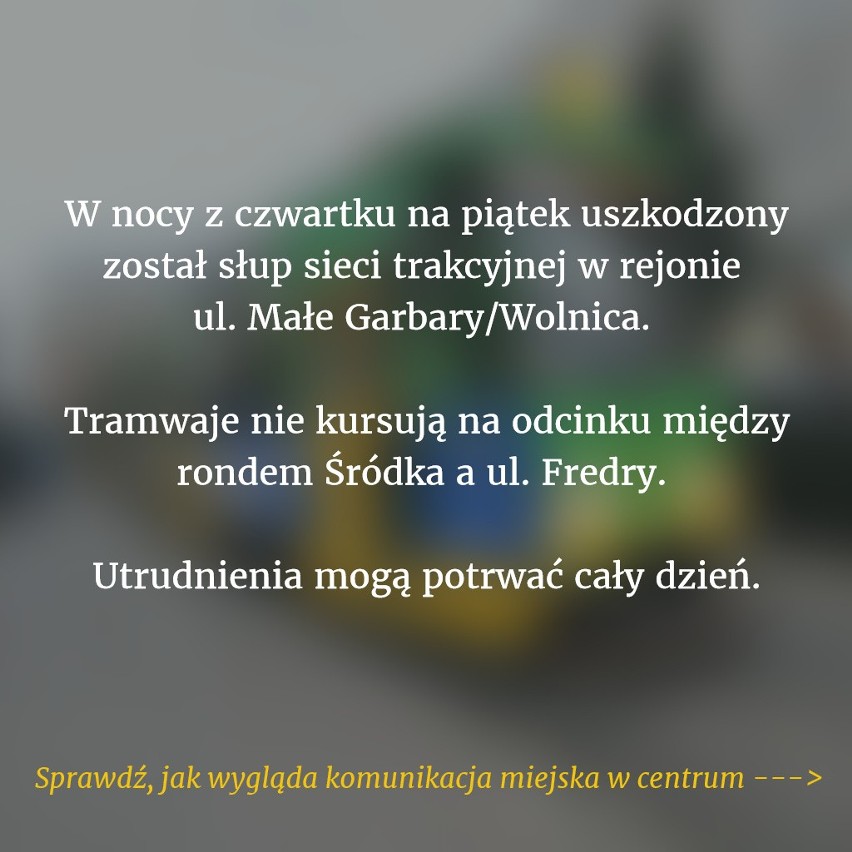 W nocy z 4 na 5 maja w centrum Poznania uszkodzony został...