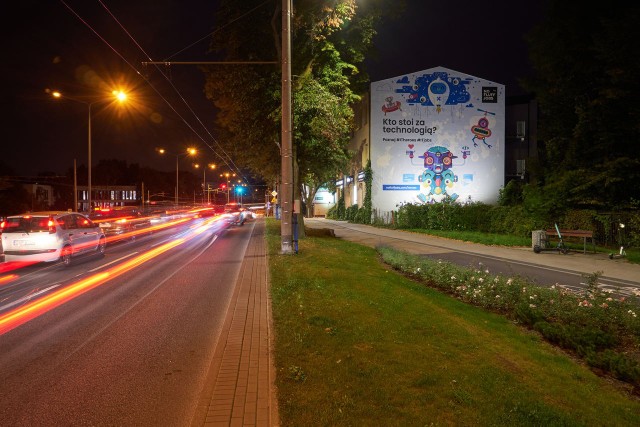 Nowy mural przy al. Zwycięstwa w Gdyni.