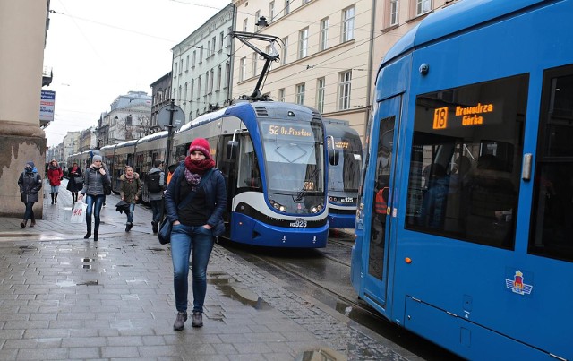 Piątkowy paraliż w centrum Krakowa