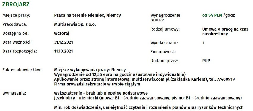 Szukasz pracy w Niemczech? Jesteś ciekawy w jakich zawodach...