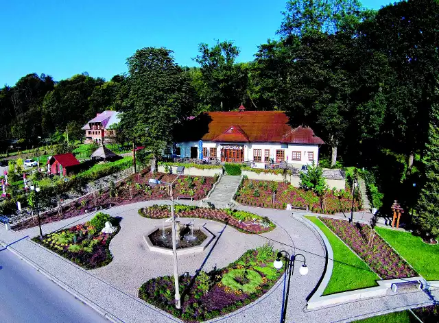 Park Zdrojowy w Piwnicznej Zdrój, która gości tegoroczne dożynki wojewódzkie