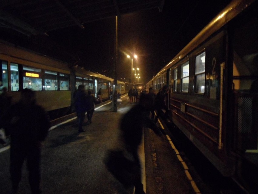 Ostatni pociąg na trasie Żywiec - Sucha Beskidzka