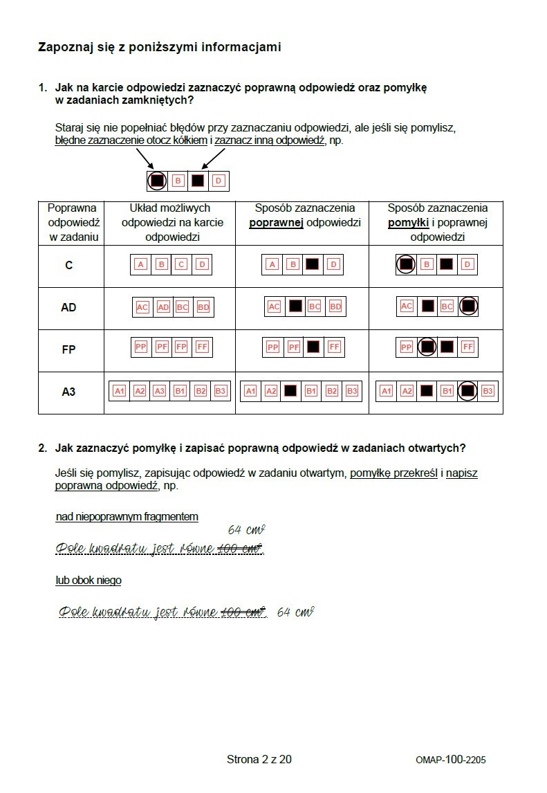 Kliknij i sprawdź ODPOWIEDZI do egzaminu z matematyki 2022...