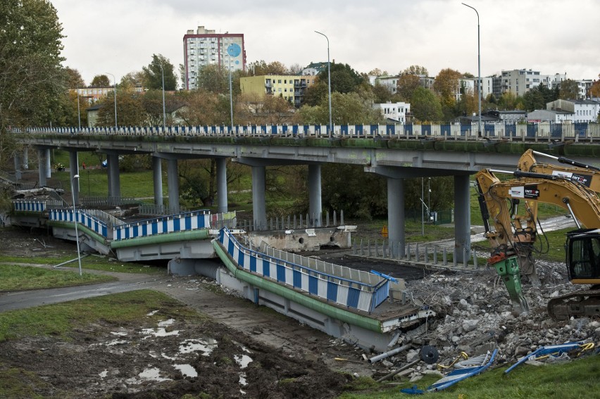 Katastrofa budowlana w Koszalinie. Zawalił się wiadukt w...