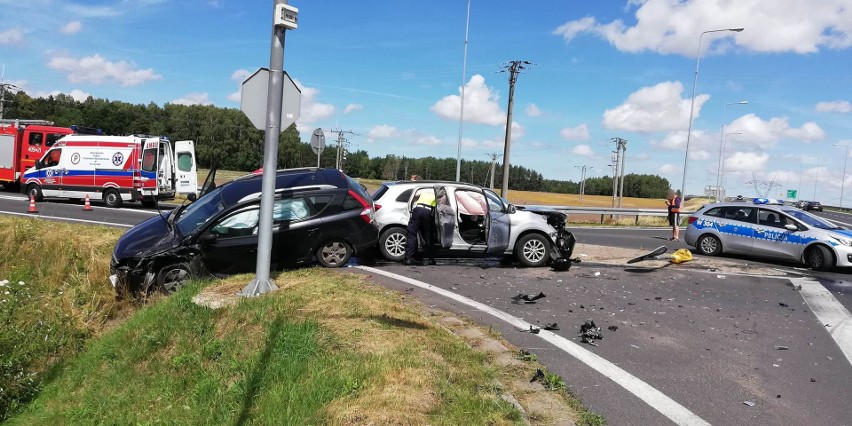 Wypadek na obwodnicy Karlina