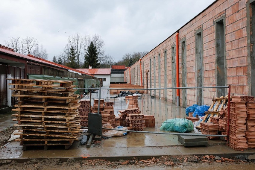 Trwa rozbudowa schroniska dla zwierząt w Krakowie