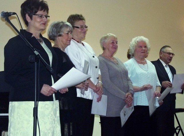 Słuchacze UTW:  Anna Bazelewska, Stefania Dziubich, Alicja Górczyńska, Barbara Hetman, Zofia Idziak, Mateusz Kaniewski