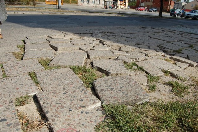 Chodnik przy ul. Grunwaldzkiej