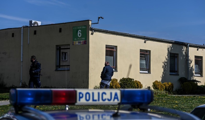 W siedzibie Spółdzielni Mieszkaniowej "Ujeścisko" policja w...