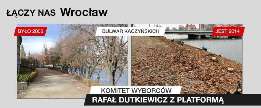 Internauci drwią z Rafała Dutkiewicza i jego plakatów wyborczych (ZOBACZ MEMY)