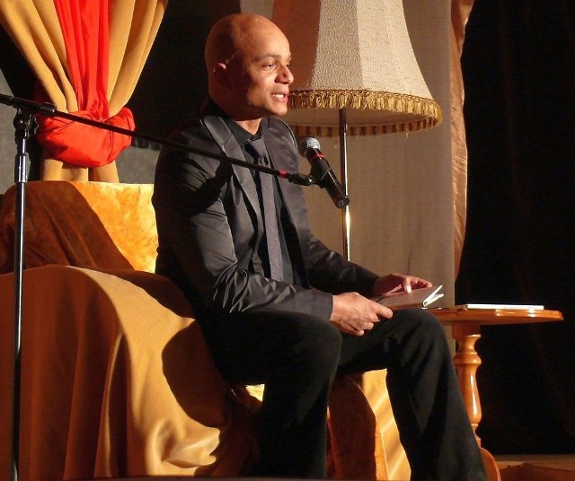Omar Sangare w grudniu ubiegłego roku recytował swoje wiersze w Stalowej Woli.