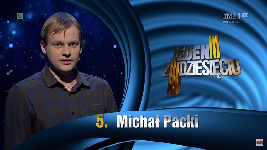 Michał Packi z Wielunia zwycięzcą 1 z 10. Sprawdź, czy odpowiesz na jego pytania z teleturnieju "Jeden z dziesięciu"!