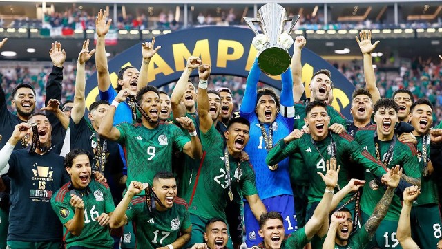 Reprezentacja Meksyku ze Złotym Pucharem CONCACAF 2023