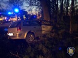 Wypadek na trasie Baszków - Konarzew niedaleko Krotoszyna. Nie żyją dwie osoby [ZDJECIA]