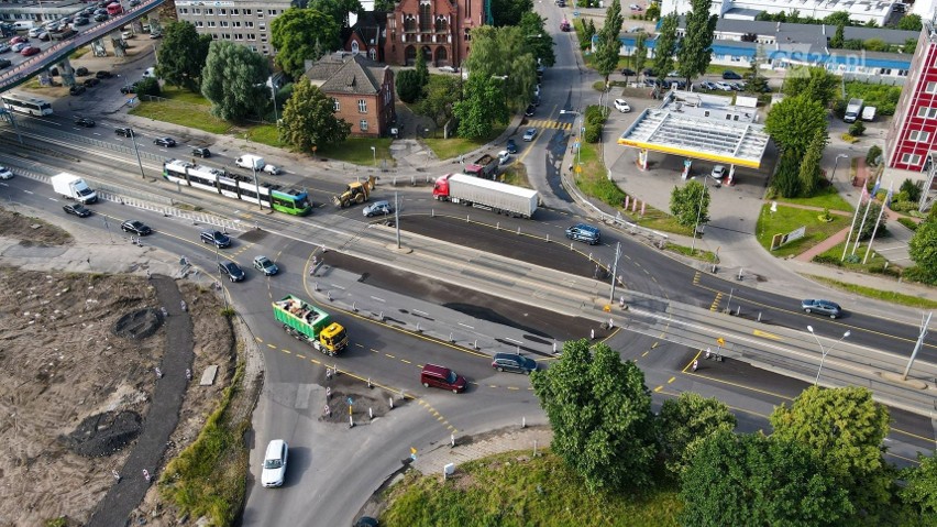 Rondo przy zbiegu ulic Energetyków i św. Floriana w...