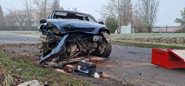 Do zdarzenia doszło na drodze powiatowej w okolicach miejscowości Kukinia w powiecie kołobrzeskim.