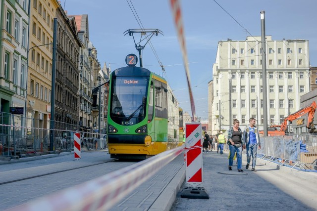 Powrót tramwajów na ul. Św. Marcin w 2019 roku - w sobotę 13 maja pojawią się one ponownie na tutejszym torowisku