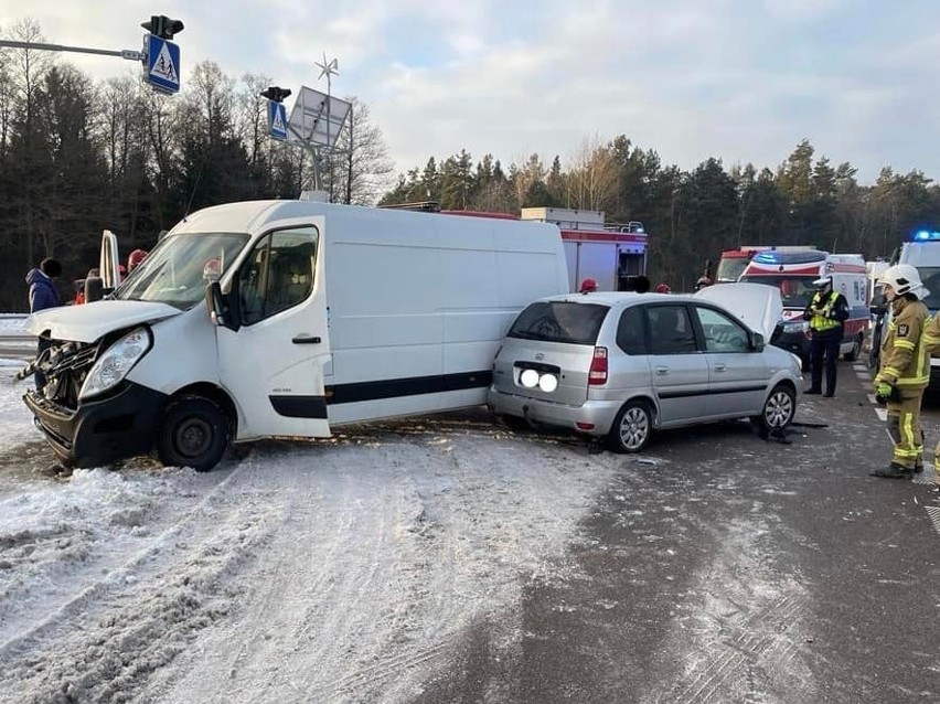 Ogrodniczki. Wypadek na drodze Białystok - Supraśl. Bus...