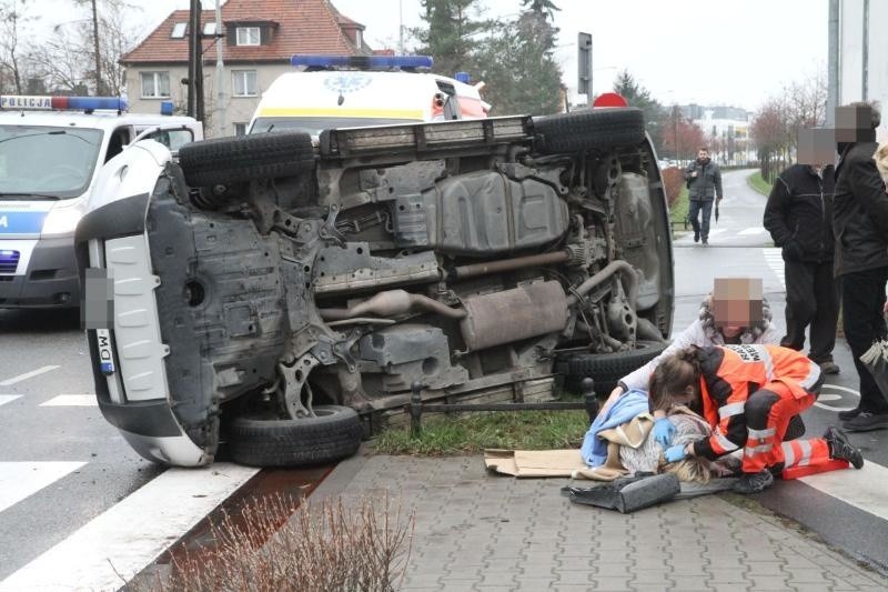 Wypadek na al. Piastów, 02.12.2015