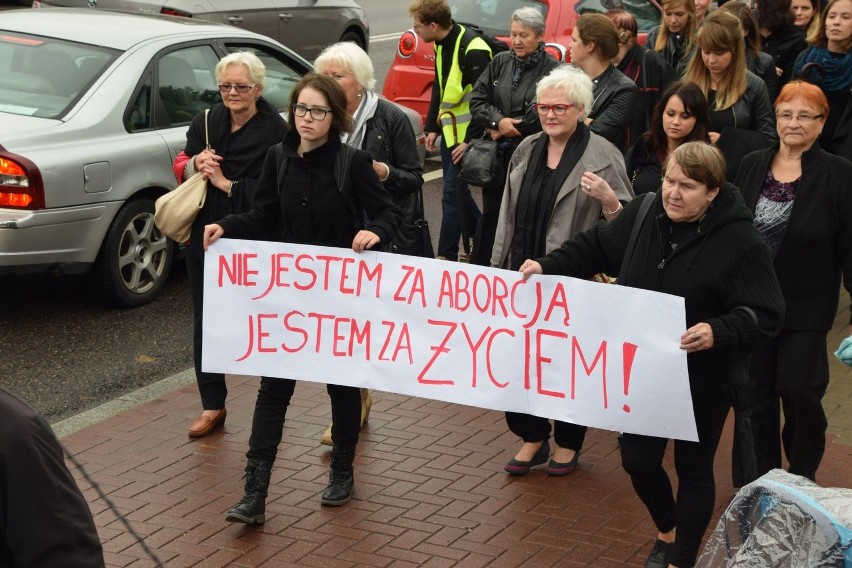 W Białymstoku odbył się Czarny Protest. Przeciwko...