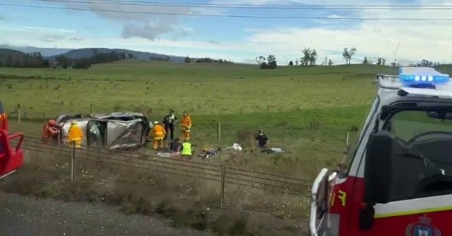 Wypadek z udziałem samochodu ochrony premiera Australii