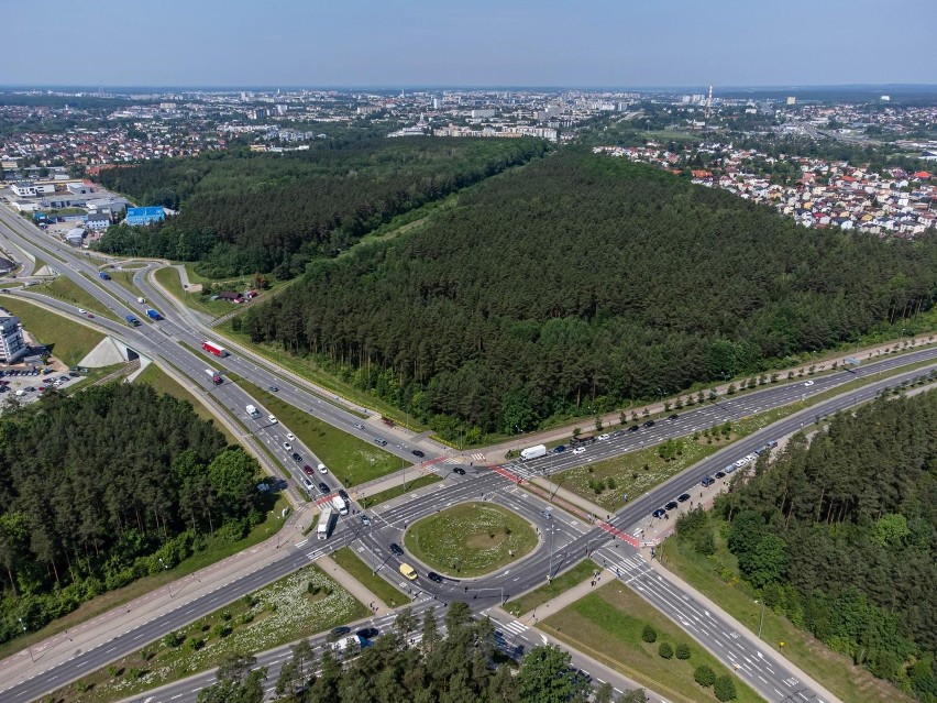 Skrzyżowanie ulic Sulika i Ciołkowskiego