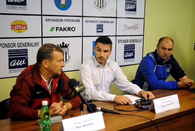 Konferencja po meczu Sandecji z GKS-em Tychy