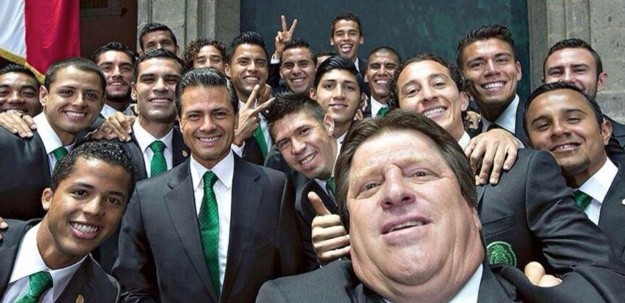 Selfie reprezentacji Meksyku