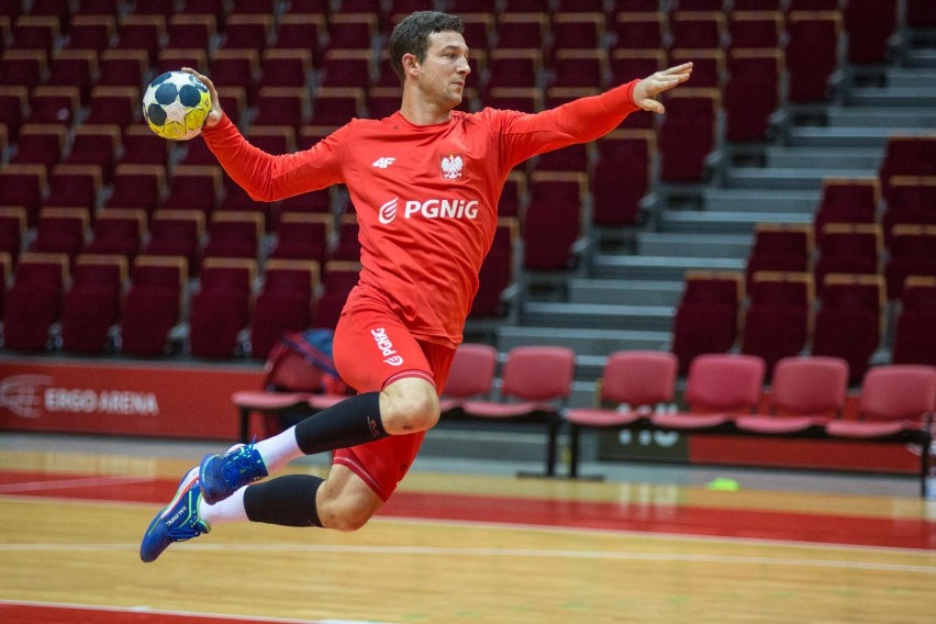 18.12.2017, Gdańsk: Arkadiusz Moryto na trening...