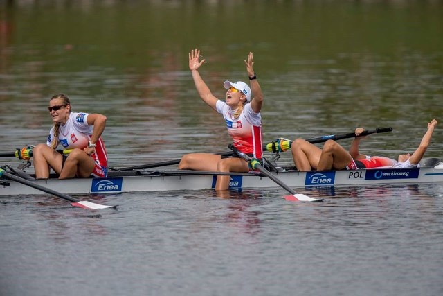 Największy powód do dumy Joanny Dittmann to srebrny medal MŚ w Sarasocie. Wioślarka ma się z czego cieszyć