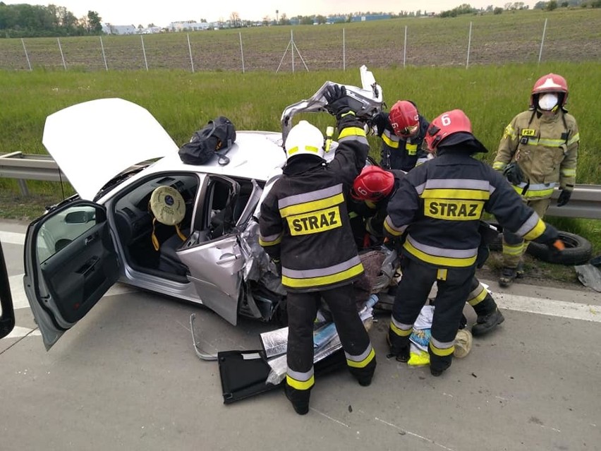 Groźny wypadek na autostradzie A4 pod Wrocławiem 