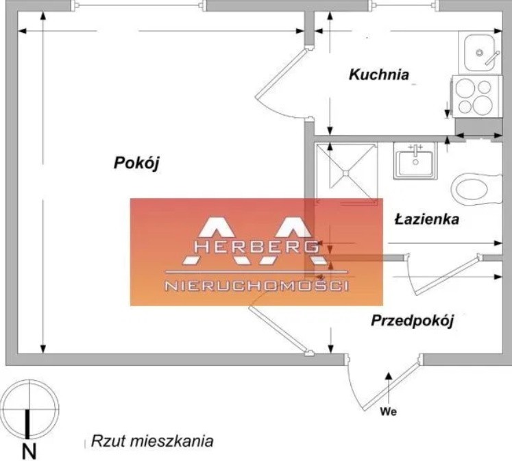 Górna, Dąbrowa, 27 m2, (6 963 zł/m²)...