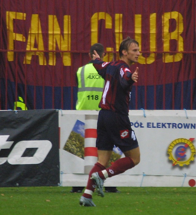 Jedynego gola dla Pogoni zdobył w Oldenburgu Tomasz Parzy.